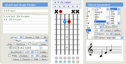 Cut Capo Chord Chart